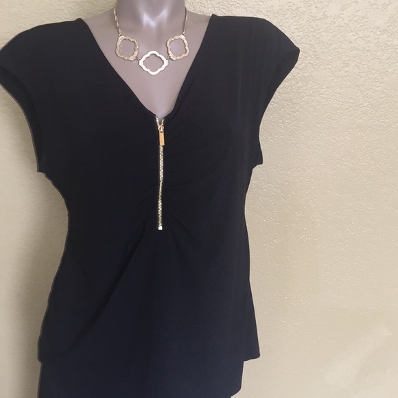 Calvin Klein Tops - Calvin Klein Black XL Sleeveless Top 💋 EUC